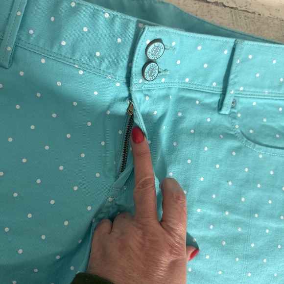 Lilly Pulitzer Shorely Blue Dot Dot Dot Clifton shorts - Size 14 - Picture 5 of 12